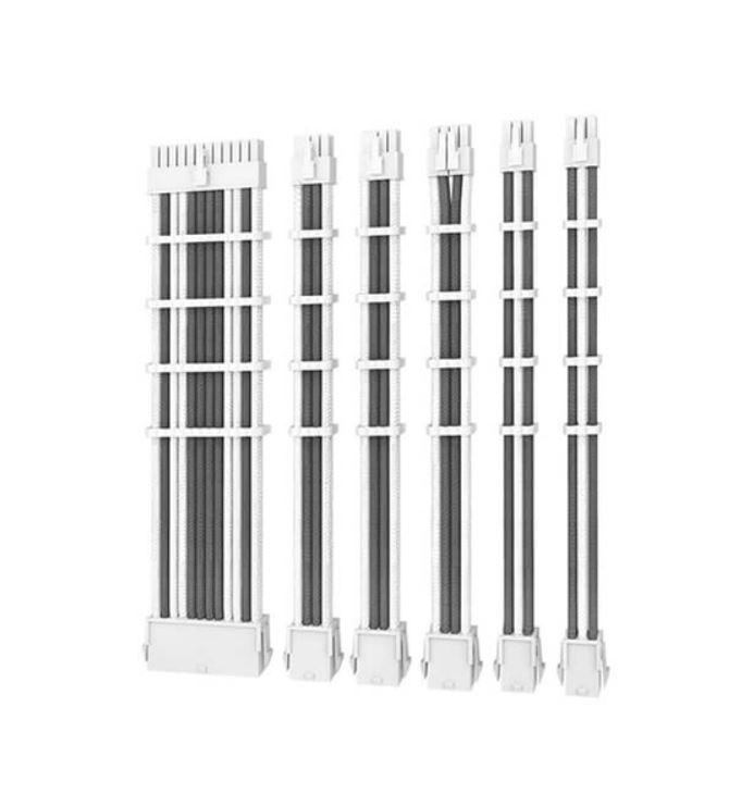 AT-ECAB-W300-C1P4WG.jpg Antec AT-ECAB-W300-C1P4-W/GY (LSAntec CIP4 Cable Kit White Grey