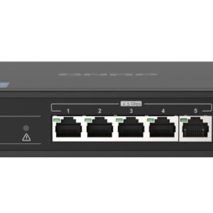QNAP QSW-1105-5T 5 Port Gigabit Switch, Supports up