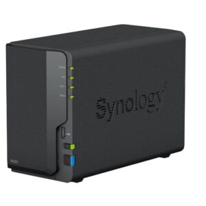 Synology DS223 DiskStation 2-Bay 3.5" Diskless 1xGbE NAS (Tower)