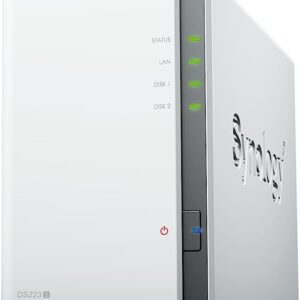 Synology DS223J DiskStation 2-Bay 3.5" SATA HDD/ 2.5" SATA