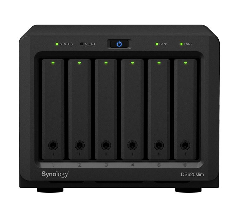 BASY-DS620SLIM.jpg Synology DS620slim DiskStation DS620 slim 6 Bay NAS Intel