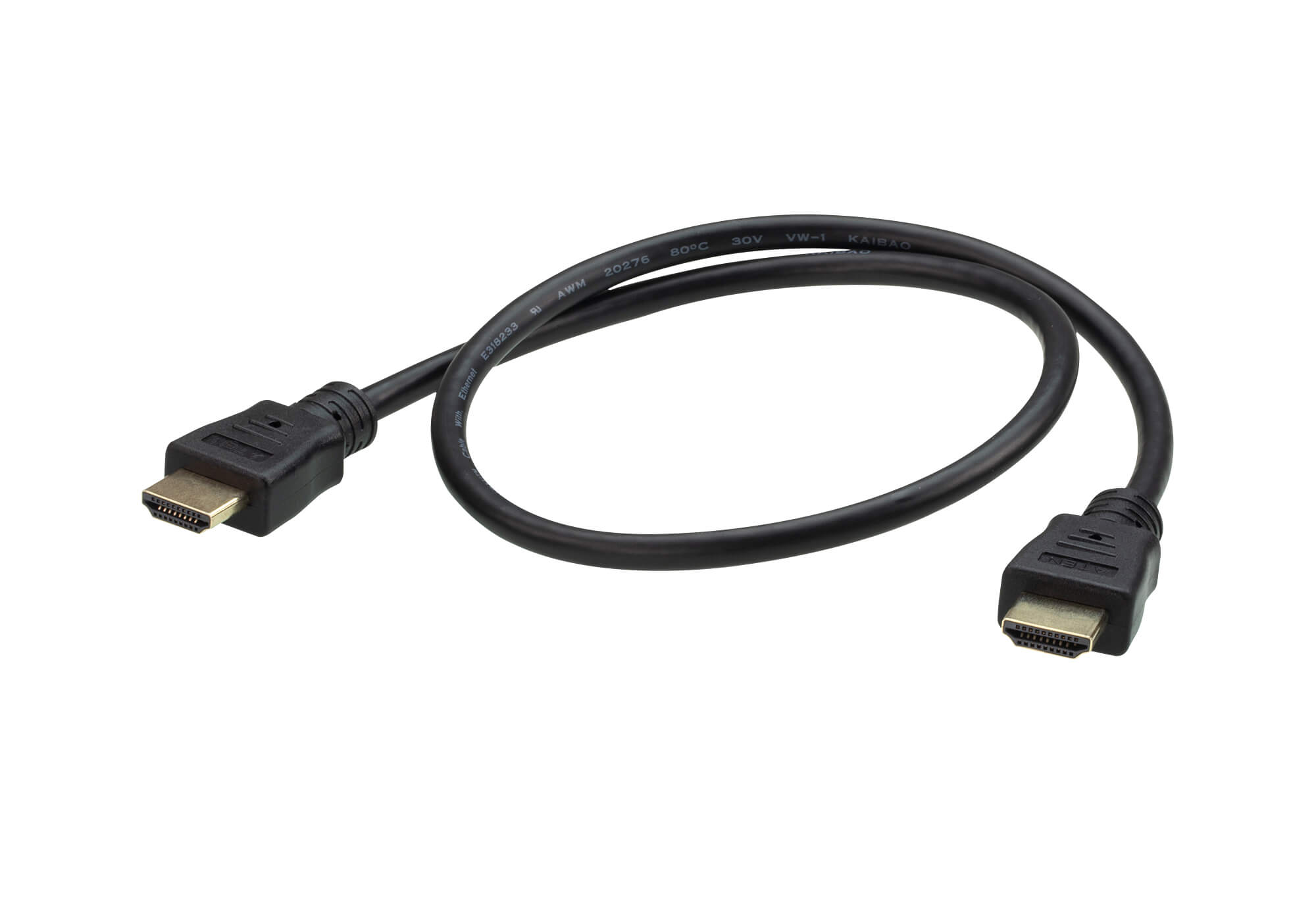 CAA-2L-7DA6H.jpg Aten 2L-7DA6H 0.6m 4K HDMI High Speed Ethernet cable