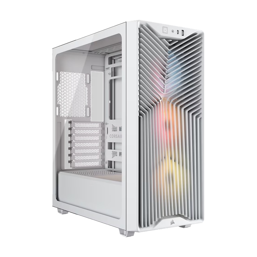 CAC-3200DRS-ARGB-WH.jpg Corsair CC-9011345-WW 3200D RS ARGB Mid-Tower PC Case- White