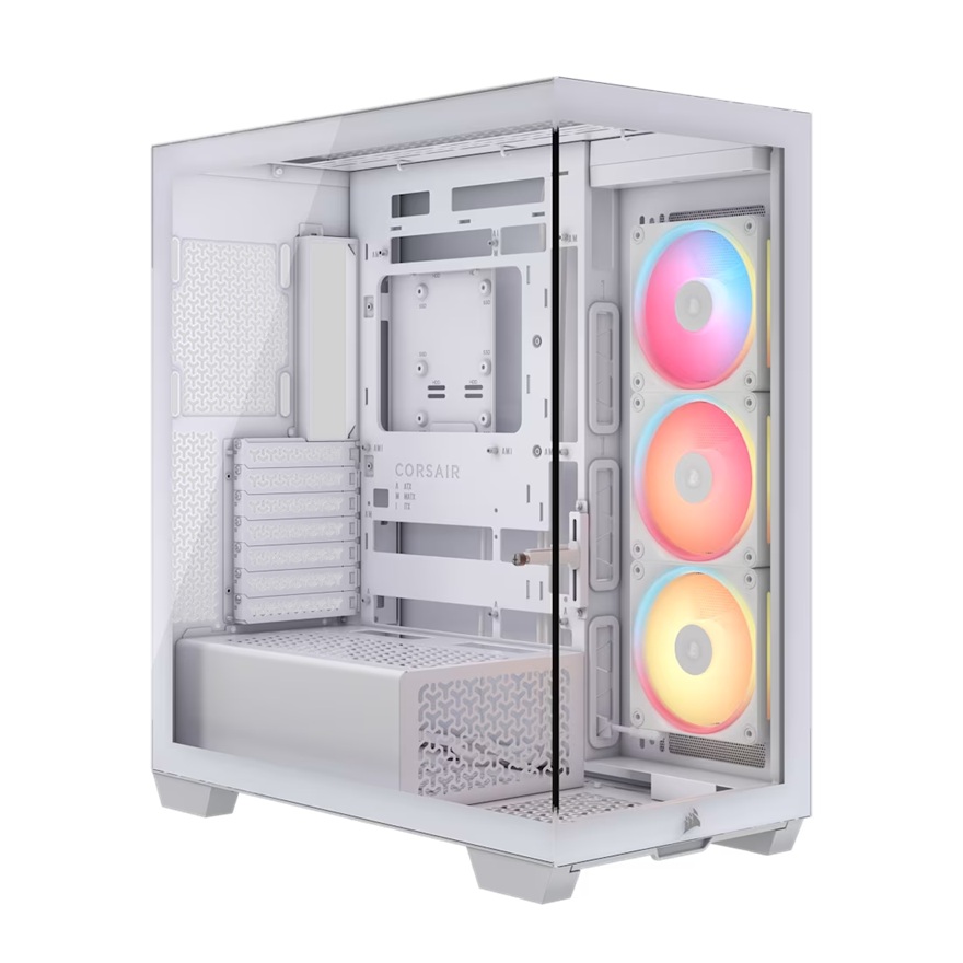 CAC-3500XLX-R-RGB-WH.jpg Corsair CC-9011325-WW 3500X LX-R RGB iCUE LINK Mid-Tower PC