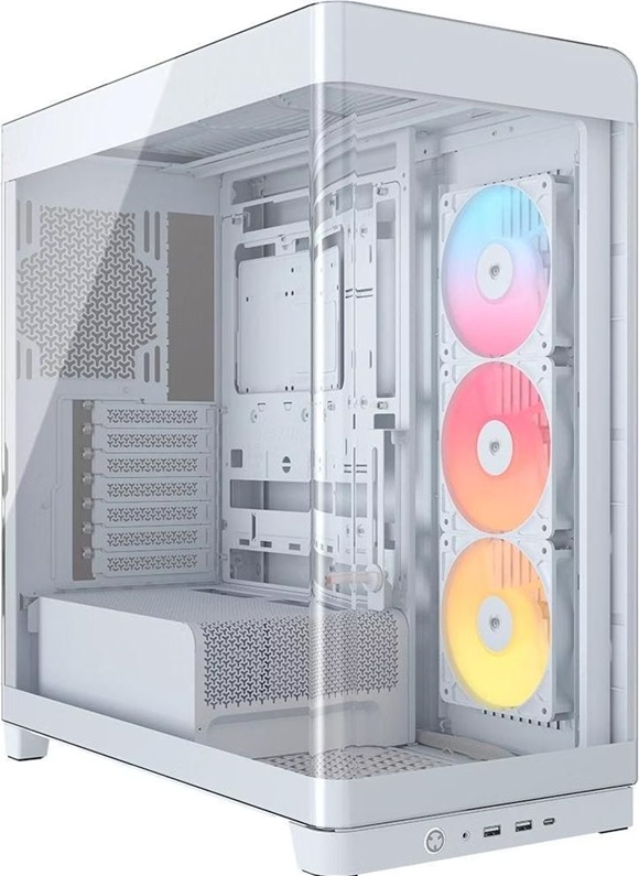 CAC-4500XRSARGB-WH.jpg Corsair CC-9011315-WW FRAME 4500X RS-R ARGB Panoramic Glass Mid-Tower