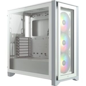 Corsair CC-9011205-WW iCUE 4000X RGB Tempered Glass Mid-Tower ATX