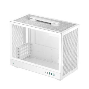 DEEPCOOL R-CH160-WHNGM0-G CH160 PLUS WH Portable Micro-ATX Compact Case