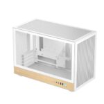 DEEPCOOL R-CH260-WHNWM0-G-1 CH260 Wood White High Airflow Compact Micro-ATX
