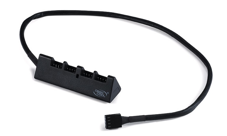 CAD-FH-04.jpg DEEPCOOL DP-F04PWM-HUB FH-04 4 Port Fan Hub