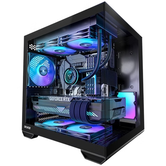CAO-M4ARGB-BK.jpg OKINOS CAO-M4ARGB-BK Mirage 4 mATX ARGB Case