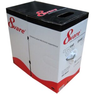 8ware CAT6-305S CAT6 UTP Cable 305m Roll Grey Full