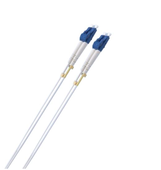 CB8W-LCUPCWHITE-1M.jpg 8ware CB8W-LCUPCWHITE-1M 1m LC-LC OS2 Single Mode Dual-Core Fibre