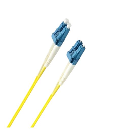 CB8W-LCUPCYELLOW-20M.jpg 8ware CB8W-LCUPCYELLOW-20M 20m LC-LC OS2 Single Mode Dual-Core Fibre