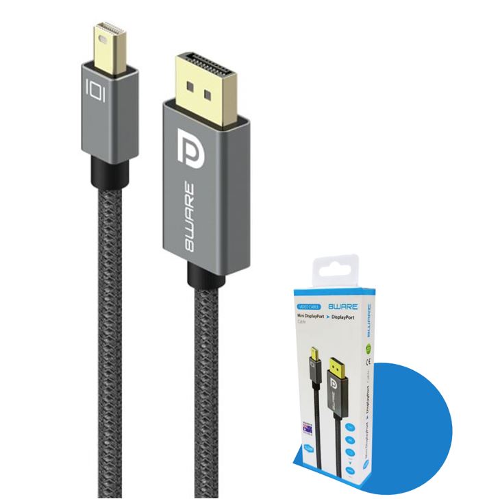 CB8W-MDPDP.jpg 8ware 8W-MDPDP Pro Series 4K 1M 60Hz Mini DisplayPort