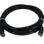 8ware 8W-PL6-0.25BLK CAT6 Cable 0.25m - Black Premium RJ45