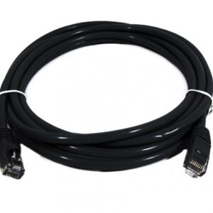 8ware 8W-PL6-0.25BLK CAT6 Cable 0.25m - Black Premium RJ45