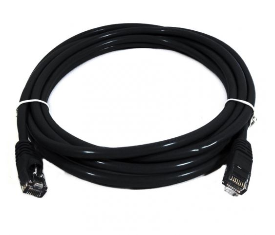CB8W-PL6-0.25BLK.jpg 8ware 8W-PL6-0.25BLK CAT6 Cable 0.25m - Black Premium RJ45