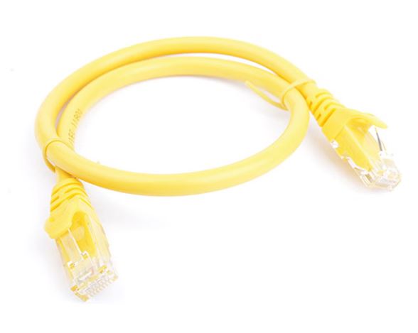 CB8W-PL6-0.25YEL.jpg 8ware 8W-PL6-0.25YEL CAT6 Cable 0.25m - Yellow Premium RJ45