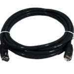 8ware 8W-PL6-0.5BLK CAT6 Cable 0.5m - Black Premium RJ45