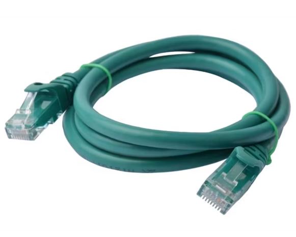 CB8W-PL6-1GRN.jpg 8ware 8W-PL6-1GRN CAT6 Cable 1m - Green Premium RJ45