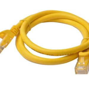 8ware 8W-PL6-1YEL CAT6 Cable 1m - Yellow Premium RJ45