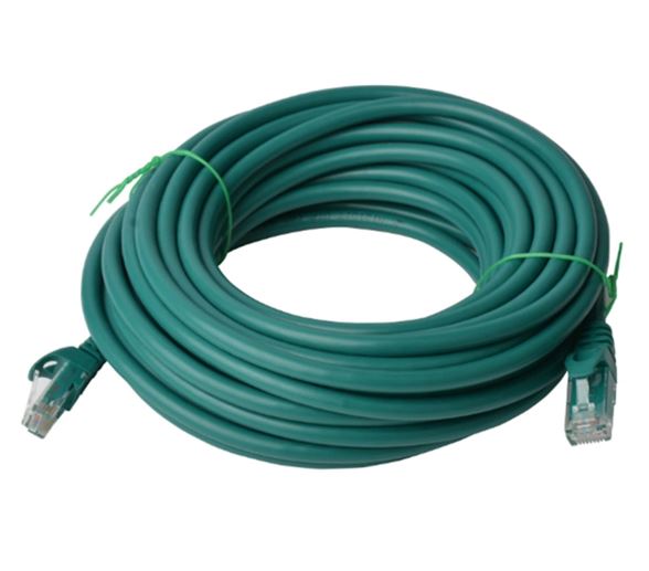 CB8W-PL6-30GRN.jpg 8ware 8W-PL6-30GRN CAT6 Cable 30m - Green Premium RJ45