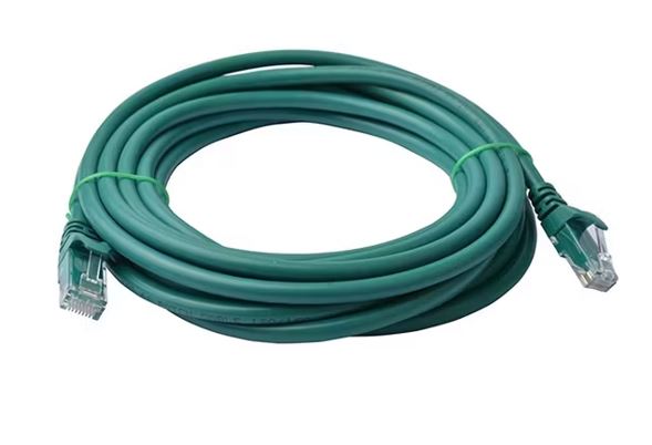 CB8W-PL6-3GRN.jpg 8ware 8W-PL6-3GRN CAT6 Cable 3m - Green Premium RJ45