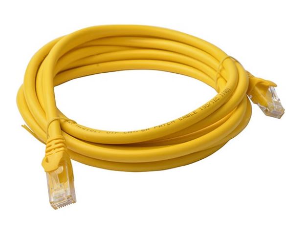 CB8W-PL6-3YEL.jpg 8ware 8W-PL6-3YEL CAT6 Cable 3m - Yellow Premium RJ45