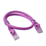 8ware PL6A-0.25PUR CAT6A Cable 0.25m (25cm) - Purple Color