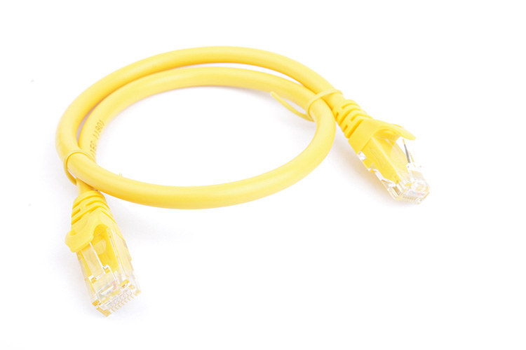 CB8W-PL6A-0.25YEL.jpg 8ware PL6A-0.25YEL CAT6 Cable 0.25m (25cm)- Yellow Premium RJ45