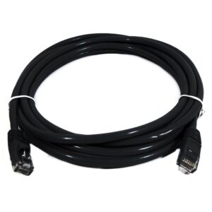 8ware PL6A-0.5BLK CAT6A Cable 0.5m (50cm) - Black Color