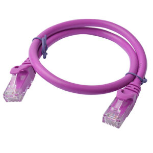 8ware PL6A-0.5PUR CAT6A Cable 0.5m (50cm) - Purple Color