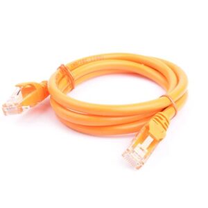 8ware PL6A-1.5ORG CAT6A Cable 1.5m - Orange Color RJ45