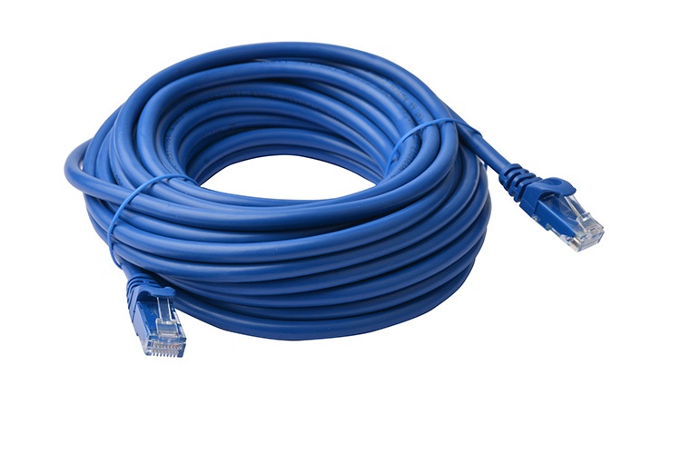 C 8ware PL6A-10BLU CAT6A Cable 10m - Blue Color RJ45