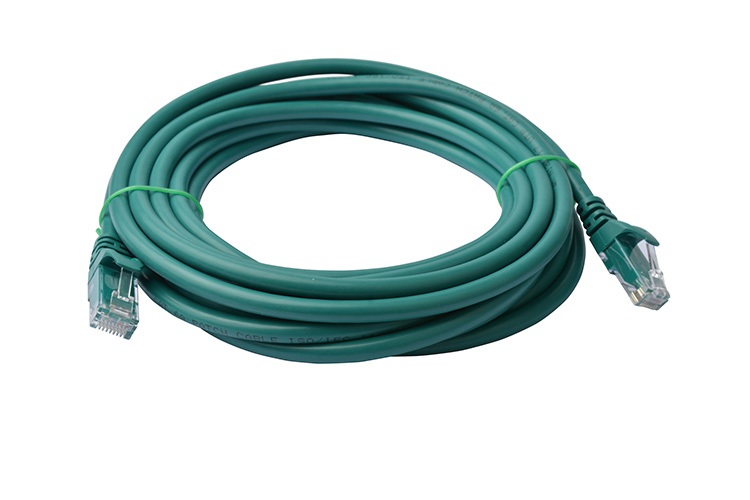 CB8W-PL6A-10GRN.jpg 8ware PL6A-10GRN CAT6A Cable 10m - Green Color RJ45