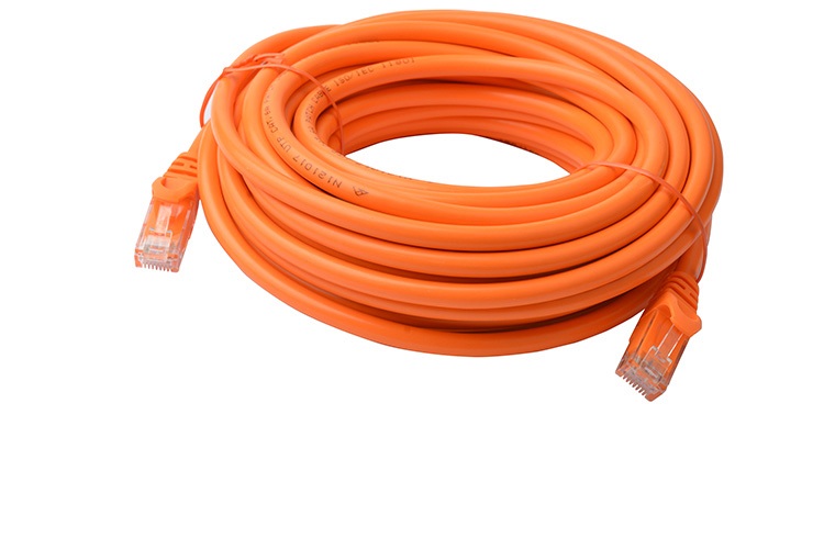 C 8ware PL6A-10ORG CAT6A Cable 10m - Orange Color RJ45