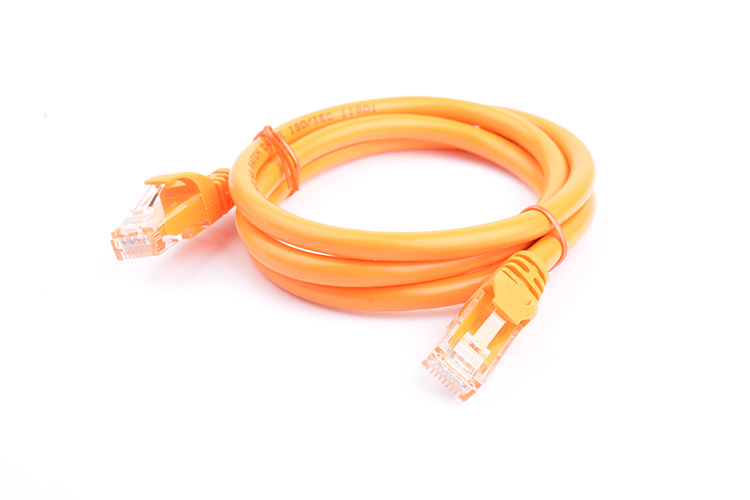 CAIXIANGYUAN 8ware PL6A-1ORG CAT6A Cable 1m - Orange Color RJ45