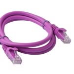 8ware PL6A-1PUR CAT6A Cable 1m - Purple Color RJ45