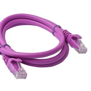 8ware PL6A-1PUR CAT6A Cable 1m - Purple Color RJ45