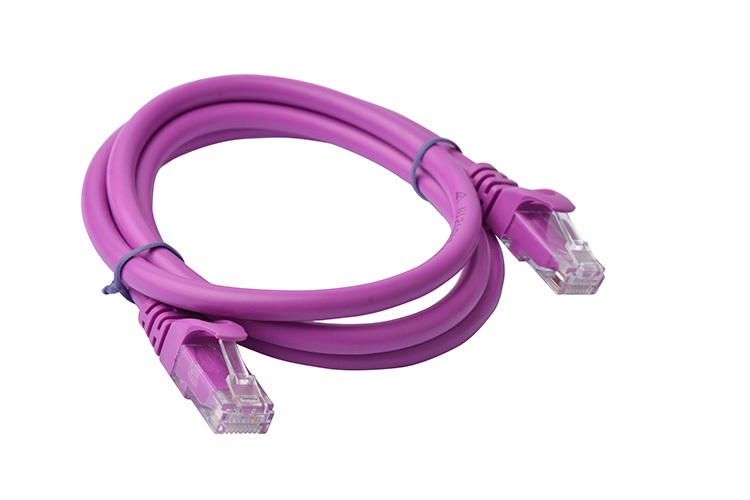 C 8ware PL6A-1PUR CAT6A Cable 1m - Purple Color RJ45