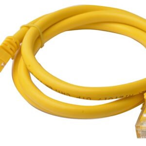 8ware PL6A-1YEL CAT6A Cable 1m - Yellow Color RJ45