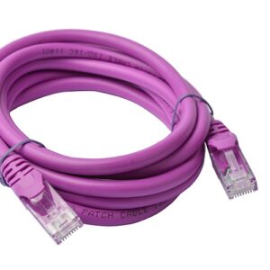 8ware PL6A-2PUR CAT6A Cable 2m - Purple Color RJ45