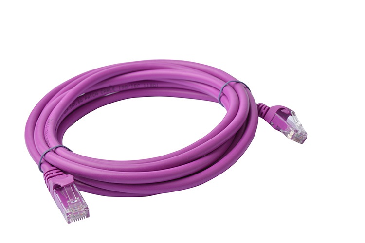 C 8ware PL6A-3PUR CAT6A Cable 3m - Purple Color RJ45