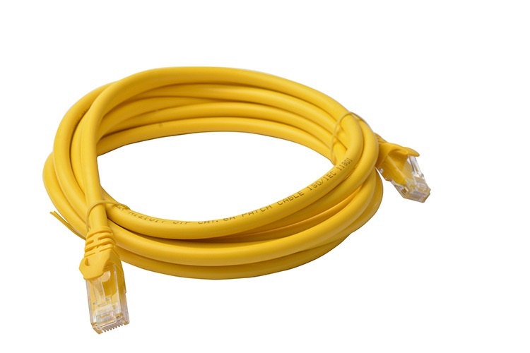 C 8ware PL6A-3YEL CAT6A Cable 3m - Yellow Color RJ45