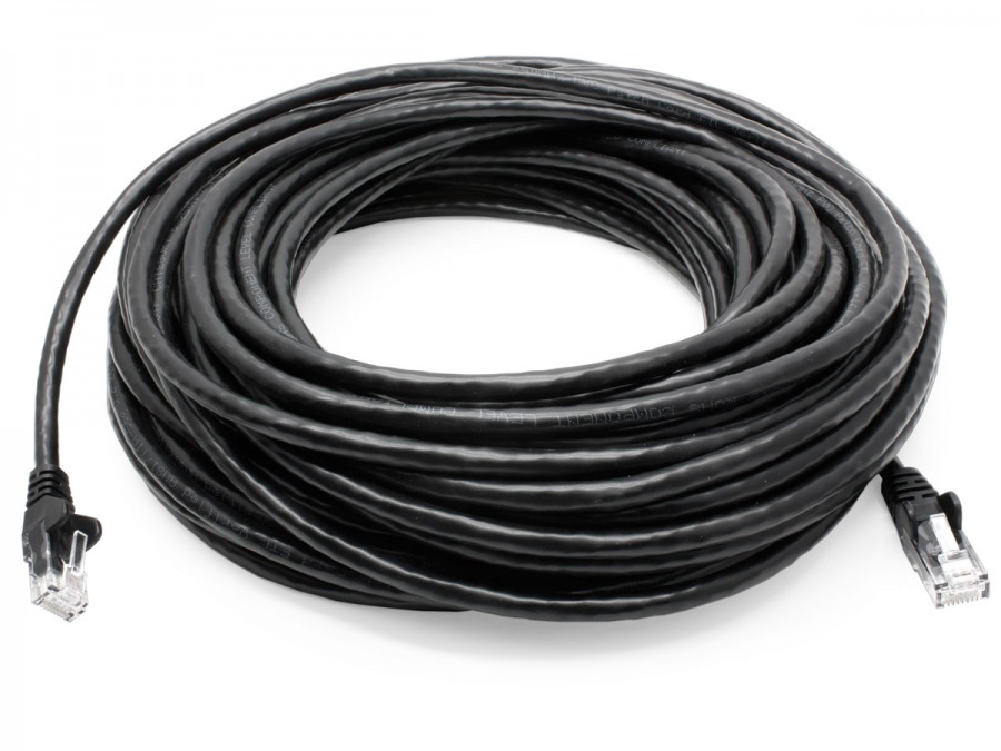 CB8W-PL6A-40BLK.jpg 8ware PL6A-40BLK CAT6A Cable 40m - Black Color RJ45