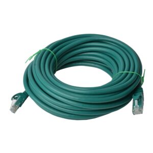 8ware PL6A-40GRN CAT6A Cable 40m - Green Color RJ45