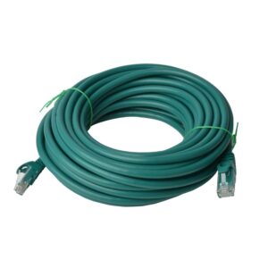 8ware PL6A-50GRN CAT6A Cable 50m - Green Color RJ45