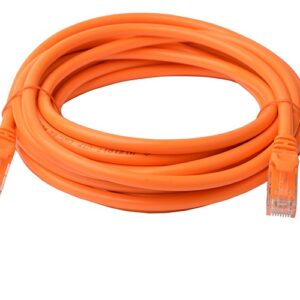 8ware PL6A-5ORG CAT6A Cable 5m - Orange Color RJ45