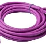 8ware PL6A-5PUR CAT6A Cable 5m - Purple Color RJ45