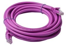 8ware PL6A-5PUR CAT6A Cable 5m - Purple Color RJ45